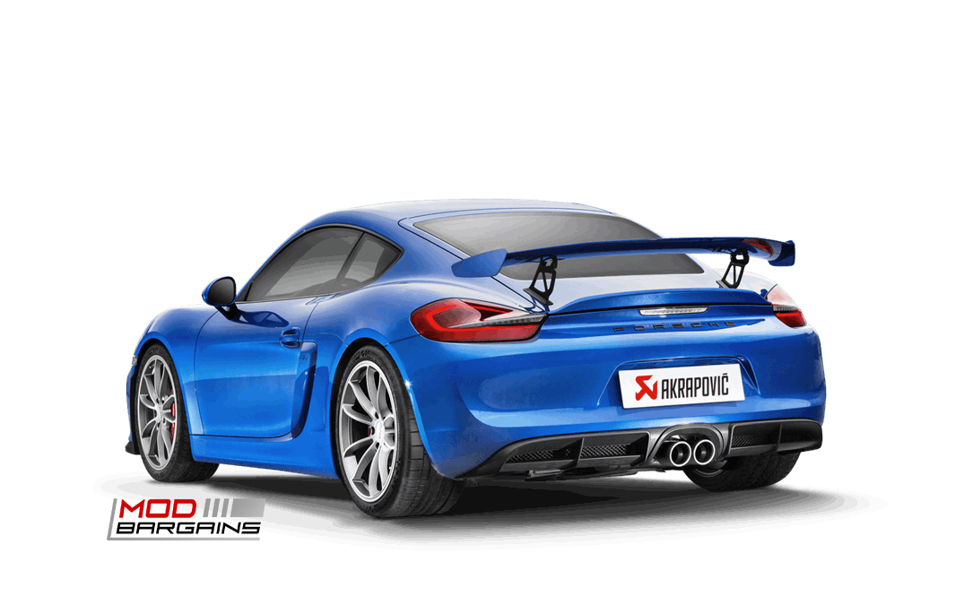 Akrapovic Exhaust System for Porsche Cayman GT4 (981)