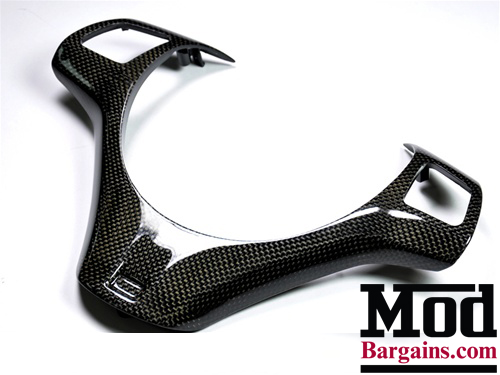 Carbon Fiber Steering Wheel Trim for BMW 1M & M3 E82 E90 E91 E92 E93 With Sport Steering Wheel BM-0188