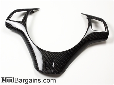 Carbon Fiber Steering Wheel Trim for BMW 1M/M3 E82/E90/E92