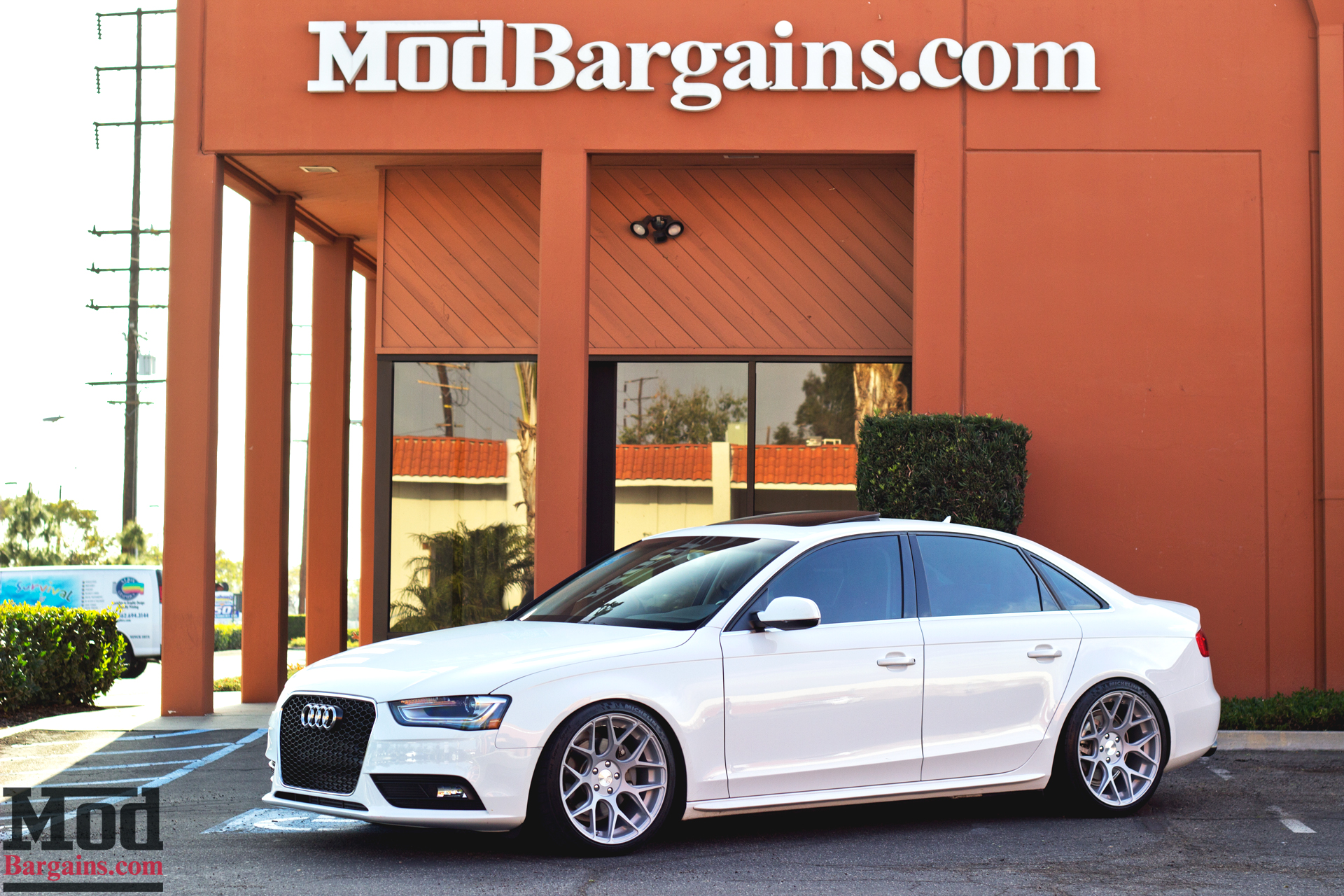 Avant Garde M590 Wheels for Audi B8 A4 5x112mm Satin Silver Installed 1