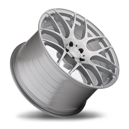 Avant Garde M610 Wheels in Liquid Silver for Tesla