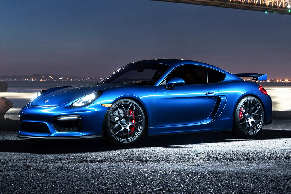 Avant Garde M610 Wheels in Matte Black on Porsche Cayman GT4 (5)