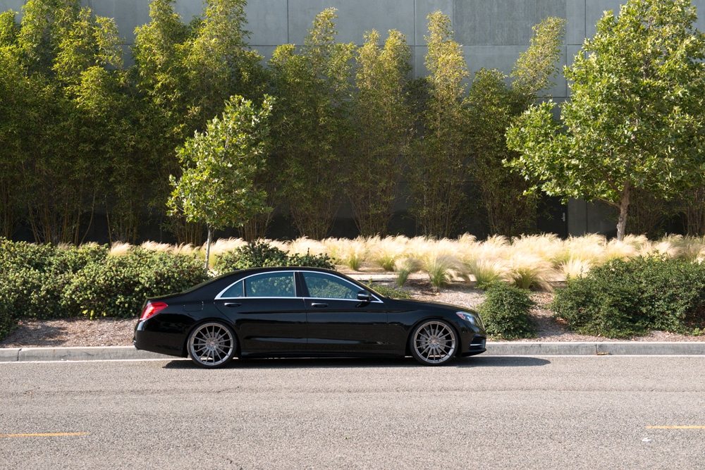 Avant Garde M615 Brushed Frozen Latte on Mercedes Benz S550 (2)