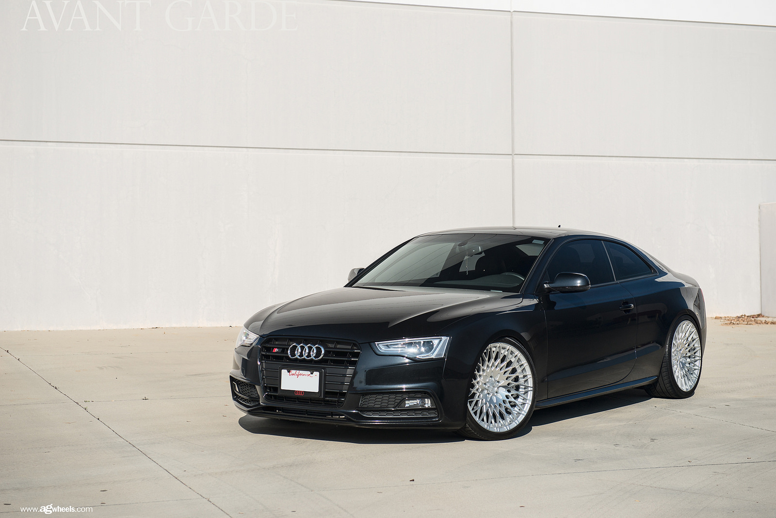 Avant Garde M540 20x10 et+25 Machine Silver on Audi A5