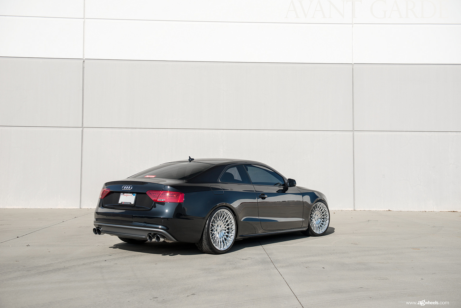 Avant Garde M540 20x10 et+25 Machine Silver on Audi A5