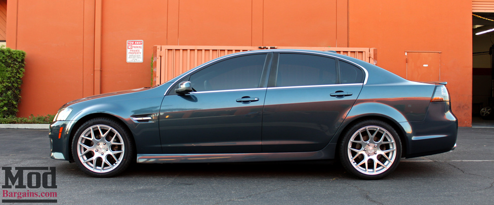 Avant Garde M590 Wheels for Pontiac G8 5x120mm Satin Silver Installed 1