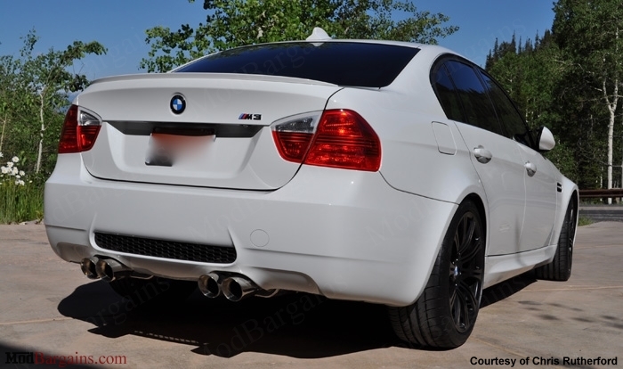 Billy Boat Axle-Back Exhaust Installed on BMW M3 E90