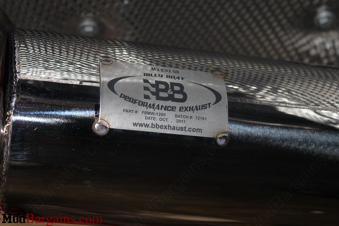 Billy Boat Performance Exhaust M3 E92 FBMW-1260