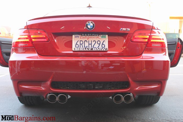 Billy Boat Axle-back Exhaust for 2008-2011 BMW M3 E92