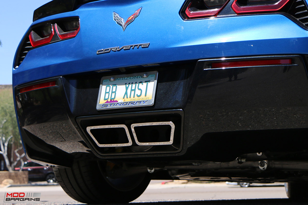 Billy Boat PRT Exhaust w/ Speedway Tips Installed on Corvette C7 Stingray