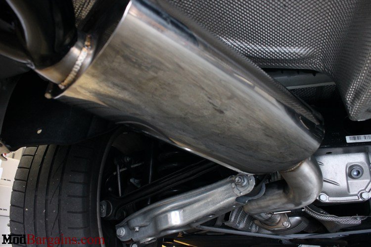 Berk Technology BMW 135i Exhaust close up