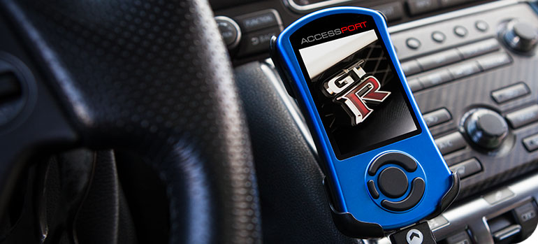 Cobb Tuning AccessPORT Nissan R35 Skyline GT-R Blue Case