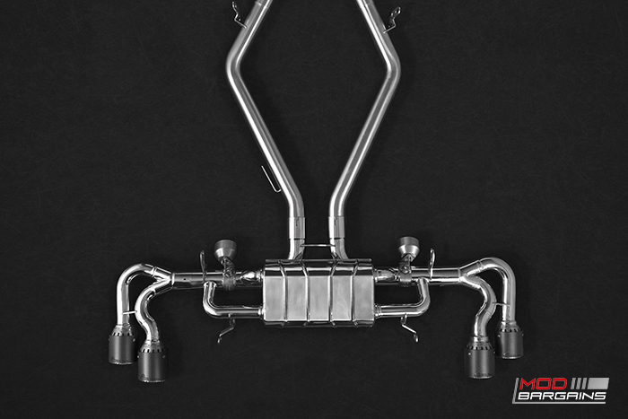 Capristo Stainless Exhaust for alfa romeo, 4c, giulia,quadrifoglio, mid pipes, QV , headers, sport cat, valve exhaust, MODBARGAINS.COM