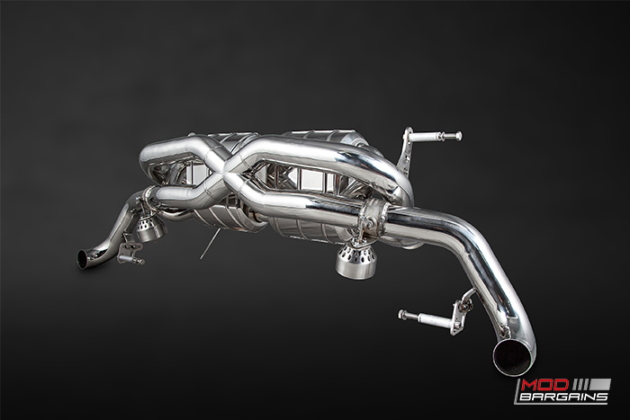 Capristo Stainless Exhaust for Audi, r8, a3, a3,a4,a5,a6,a7,r8,v10,rs3,rs4,rs5,rs6,rs7,s3,s4,s5,s6,s7,v10,b8,b7,b9 , headers, sport cat, valve exhaust, MODBARGAINS.COM