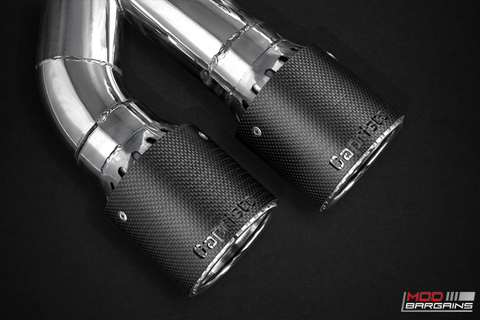 Capristo Stainless Exhaust for 2018+,f90 M5, F90 M5, Performance, Carbon FIBER , F80 M3, f82 f83 m4, EXHAUST, MODIFICATION, KW, ST, N55,N54, BLK, BLACK, MODBARGAINS.COM