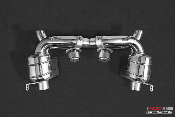 Capristo Stainless Exhaust for Ferrari 458 ITALIA,SPIDER, GTO, F40, F50, Horsepower, EXHAUST, MODIFICATION, KW, ST, N55,N54, BLK, BLACK, MODBARGAINS.COM