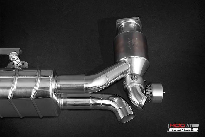 Capristo Stainless Exhaust for Porsche gt3 gt3rs, 991,911.1, 991.2, turbo, trubos , 997, gt2, gt2rs, carrera, carrera s, headers, sport cat, valve exhaust, MODBARGAINS.COM