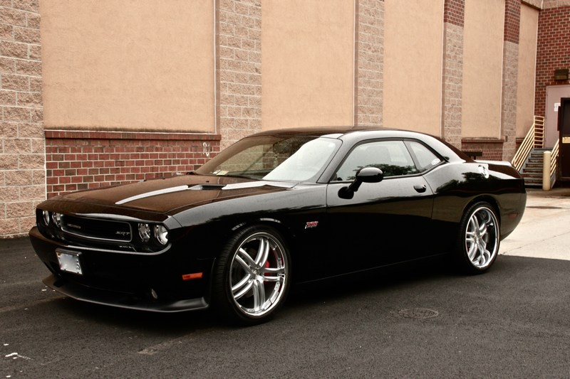 Concept One Wheels RS-55 on Dodge Challenger Front Passenger View