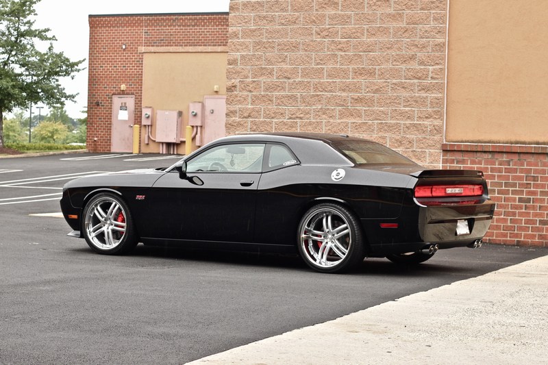 Concept One Wheels RS-55 on Dodge Challenger Rear Driver View