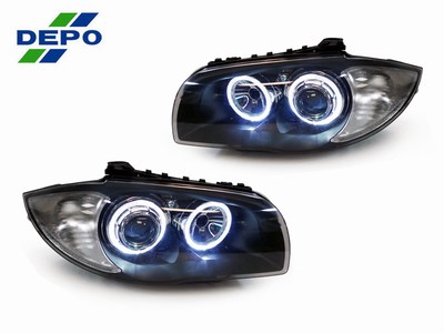 Buy Depo HID Projector Headlights BMW E82 1 Series @ ModBargains.com