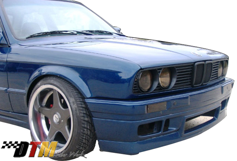 DTM Fiber Werkz BMW E30 BRYTN Front Bumper Mounted View 3