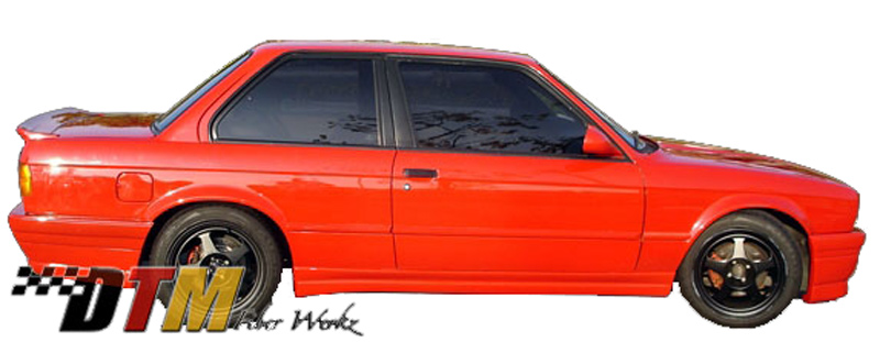 DTM Fiber Werkz BMW E30 2-Door BRYTN Style Side Skirts View 3