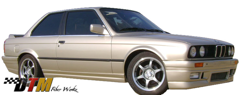 DTM Fiber Werkz BMW E30 2-Door BRYTN Style Side Skirts View 1