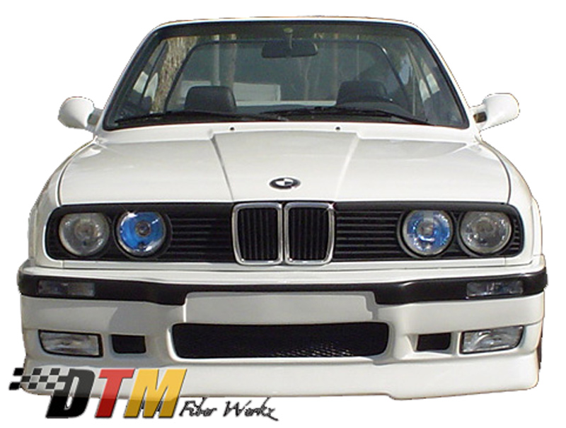 DTM Fiber Werkz E30 E36 M3-Style Front Bumper 2