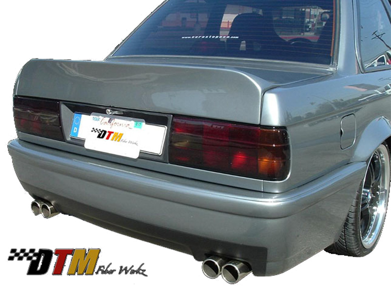 DTM Fiber Werkz BMW E30 E46 CSL Style Rear Bumper 1