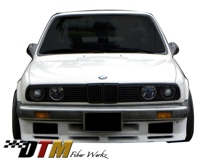 DTM Fiber Werkz BMW E30 ES Bumper Apron mounted