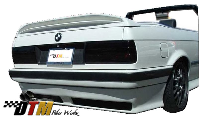 DTM Fiber Werkz BMW E30 RG Infinity Style Rear Apron for USDM E30 View 1