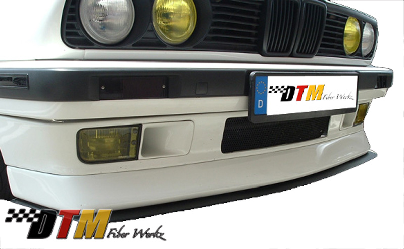 DTM Fiber Werkz BMW E30 DTM Style Front Lip Mounted View 3