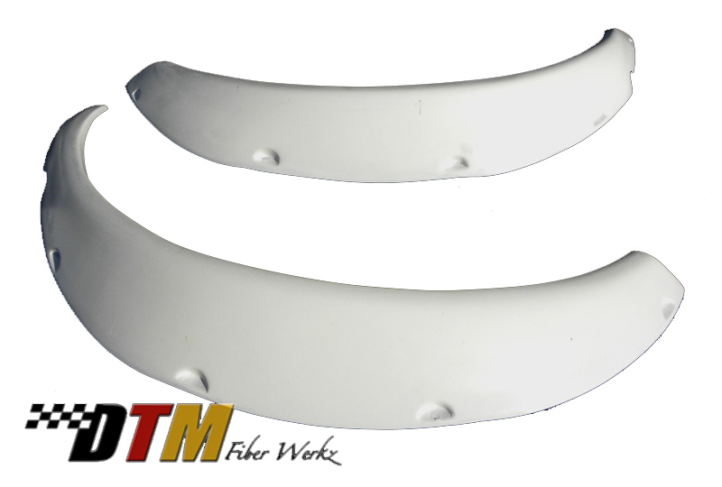 DTM Fiber Werkz BMW E30 Rivet On Fender Flares Unmounted 2