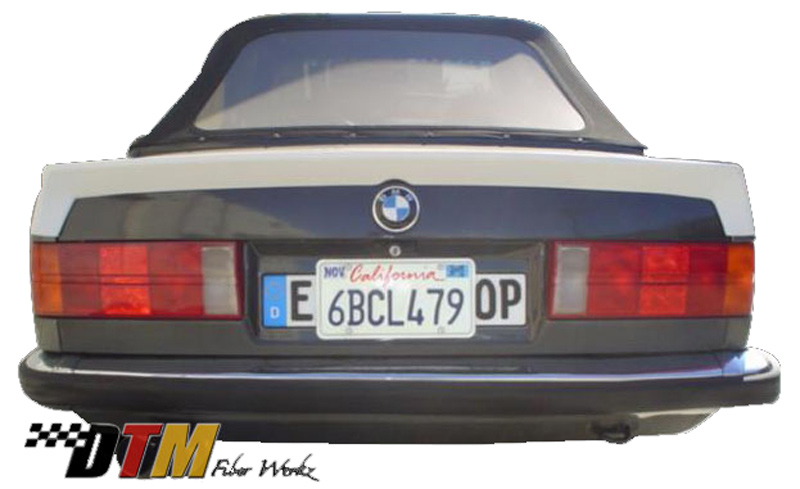 DTM Fiber Werkz BMW E30 HT Ap Style Spoiler View 2