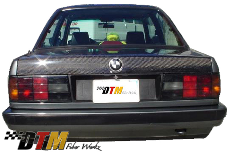 DTM Fiber Werkz BMW E30 Carbon Fiber Trunk View 1