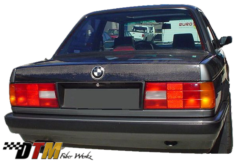 DTM Fiber Werkz BMW E30 Carbon Fiber Trunk View 2