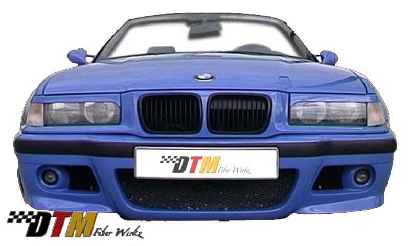 DTM Fiber Werkz BMW E36 E46 Style Front Bumper Mounted