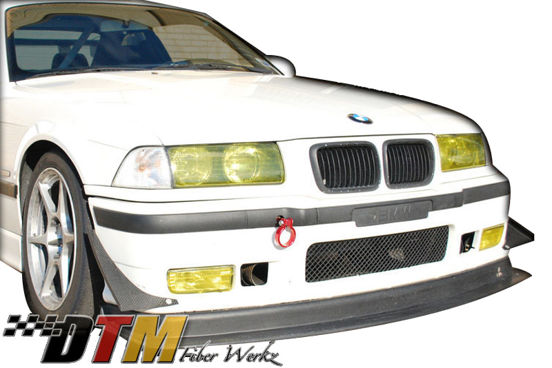 DTM Fiber Werkz BMW E36 M3 Race Front Lip with Undertray View 1