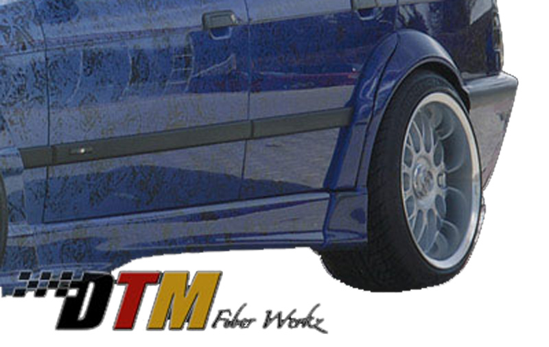 DTM Fiber Werkz BMW E36 RG Style Fender Flares View 1