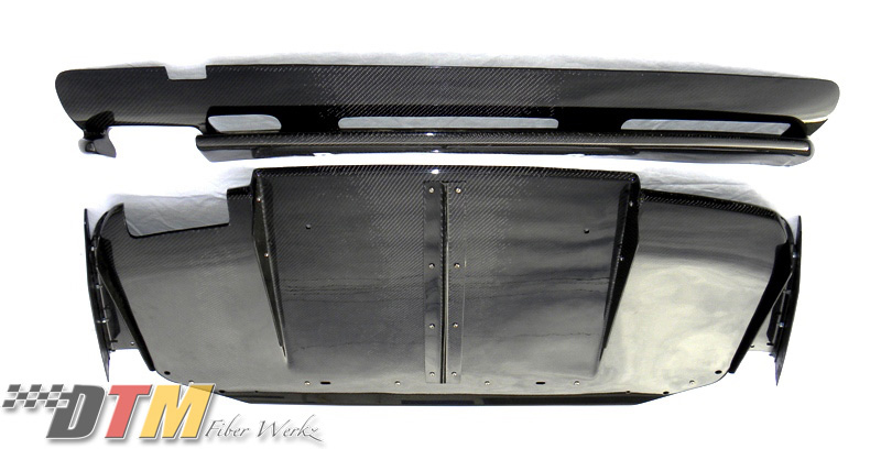 DTM Fiber Werkz BMW E36 M3 VRS Style Rear Diffuser Combo [CFRP] View 2