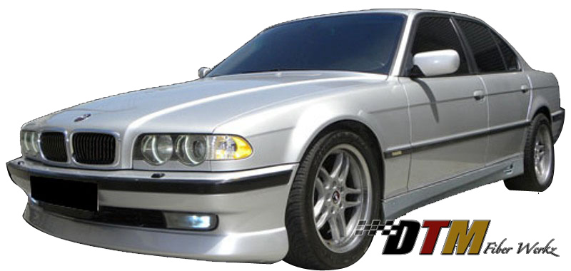 DTM Fiber Werkz BMW E38 ACS Style Front Lip Mounted 2