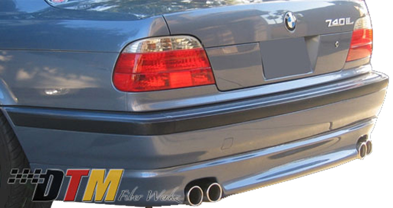 DTM Fiber Werkz BMW E38 ACS Style Rear Apron View 1