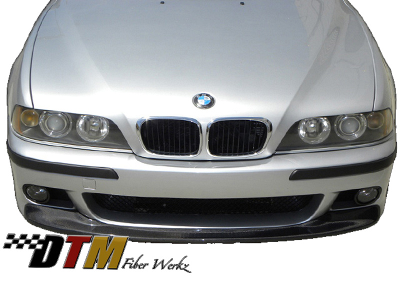 DTM Fiber Werkz BMW E39 5-Series CSL Style Front Lip CFRP Mounted 2