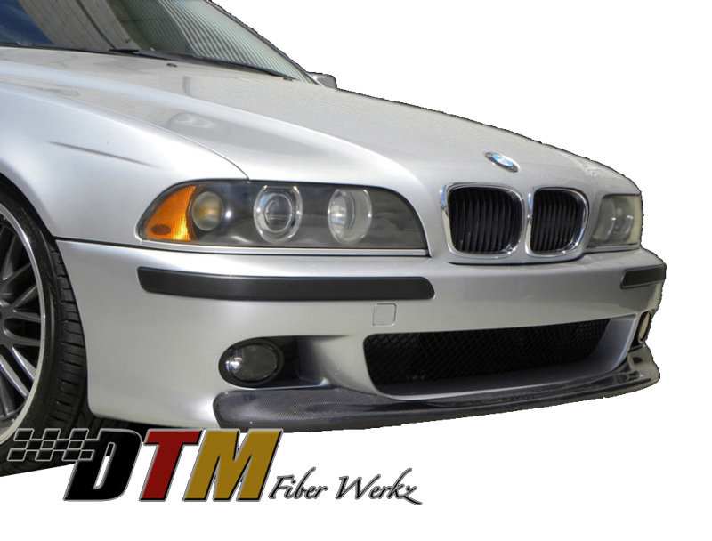 DTM Fiber Werkz BMW E39 5-Series CSL Style Front Lip CFRP Mounted 3