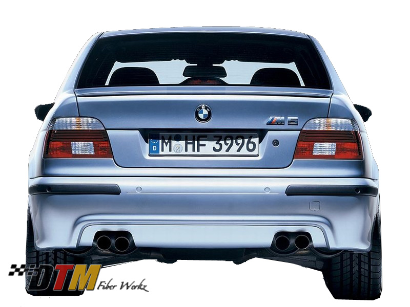 DTM Fiber Werkz BMW E39 M5 Replacement Style Rear Bumper Mounted