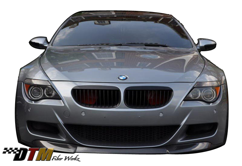 DTM Fiber Werkz BMW E63/E64 M6 VRS Style Front lip View 1