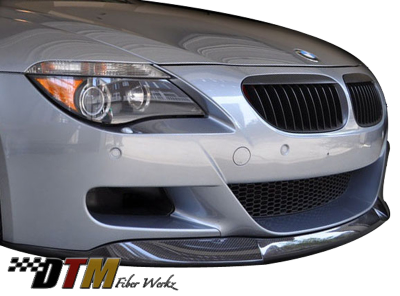 DTM Fiber Werkz BMW E63/E64 M6 VRS Style Front lip View 2