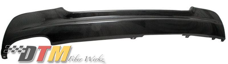 DTM Fiber Werkz BMW E92 Mtech Rear Diffuser Single Outlet