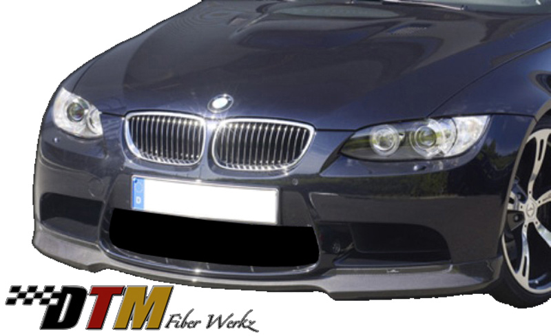 DTM Fiber Werkz BMW E9X M3 ACS Style Front Lip View 2