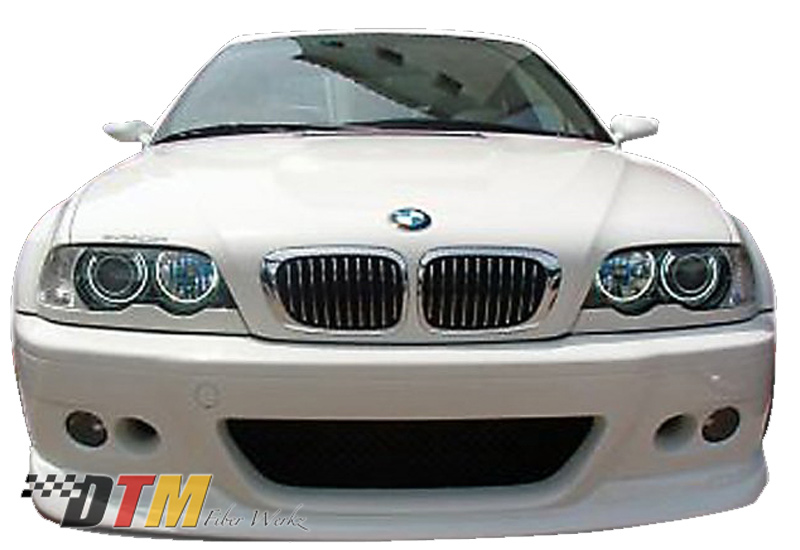 DTM Fiber Werkz BMW E46 M3 ACS Front Lip View 1